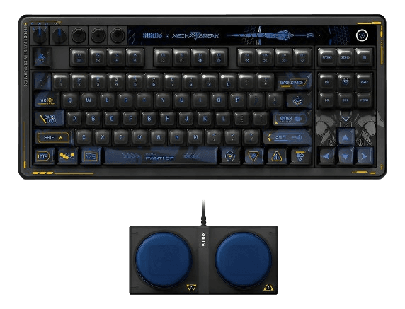 Teclado Mecânico Sem Fio 8BitDo Retro87 Mecha BREAK Edition