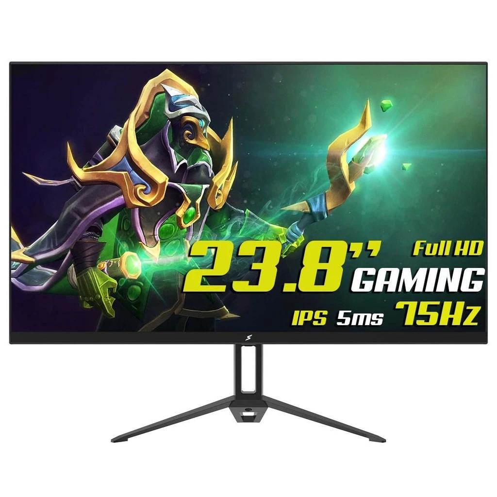 Monitor Gamer SuperFrame View, 23.8 Pol, Full HD, IPS, 5ms, 75Hz