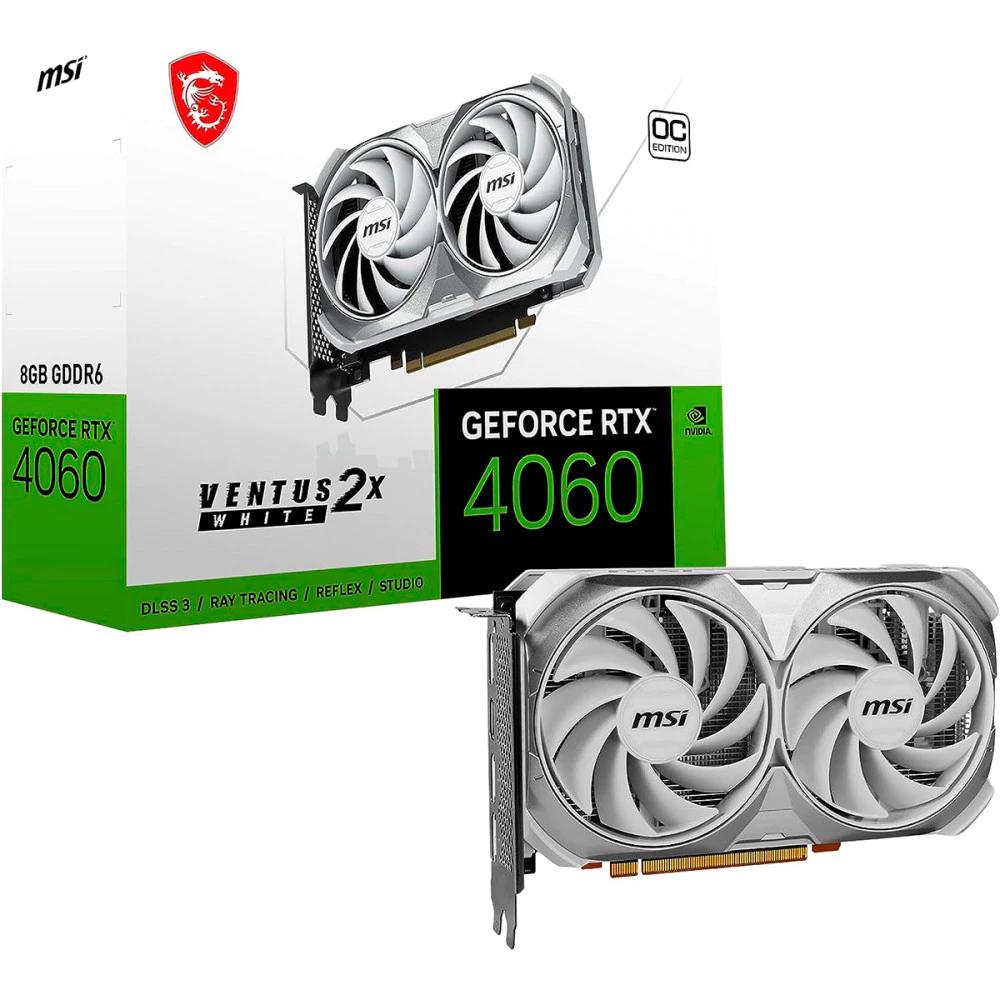 Placa de Video MSI GeForce RTX 4060 Ventus 2X OC, 8GB, GDDR6