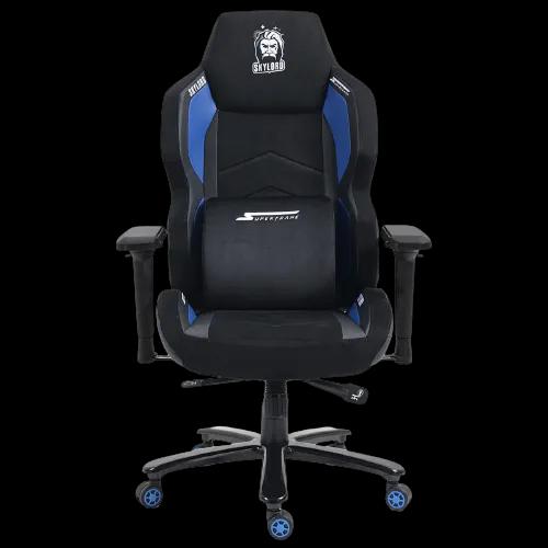Cadeira Gamer SuperFrame Skylord Pro Edition, Reclinável, 4D, Preto e Azul