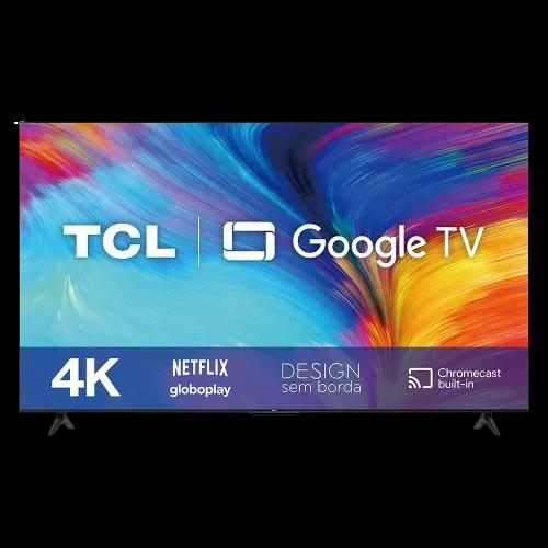 Smart TV TCL 43 Polegadas LED 4K UHD, Google TV, 3 HDMI, 1 USB, Wi-Fi, Bluetooth, HDR, Google Assistente