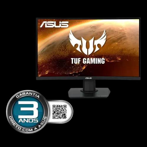 Monitor Gamer Asus TUF 23.6 Curvo Full HD, 165Hz, 1ms, HDMI e DisplayPort, Adaptive Sync