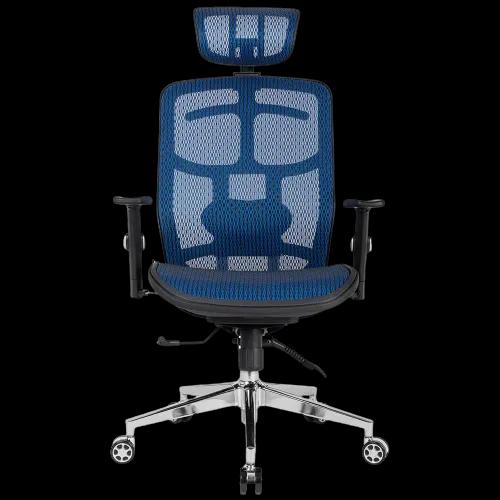 Cadeira DT3 Office Diana V2, Até 150kg, Reclinável, Azul
