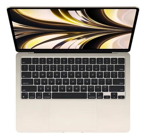 Notebook MacBook Air M2 (2022) 13.6" starlight 8GB de Ram - 256GB SSD