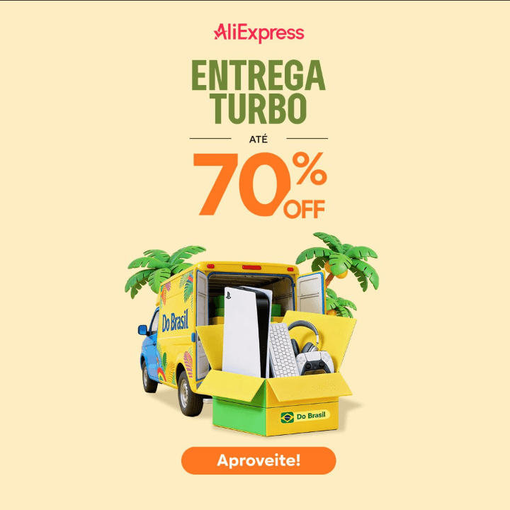 Evento Aliexpress Entrega Turbo