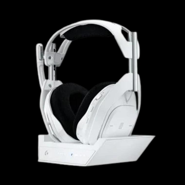 Headset Gamer Sem Fio Logitech G Astro A50 X LIGHTSPEED + Base Station, Bluetooth, HDMI 2.1 Passthru, para Xbox e PS, Branco