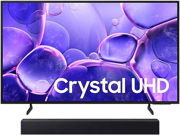 Samsung Smart TV 58" Crystal UHD 4K U8500F 2025 + Soundbar Samsung HW-B400F