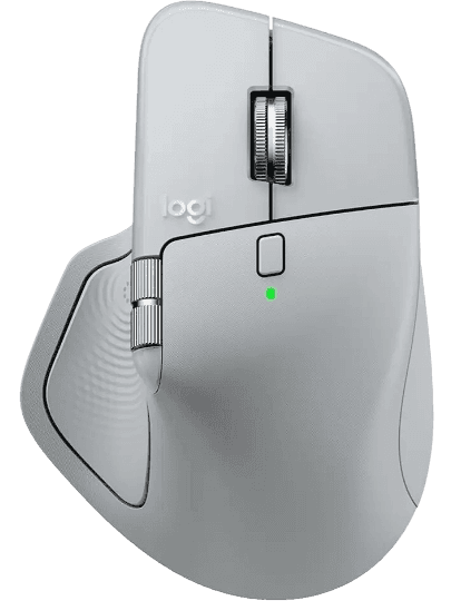 Mouse Sem Fio Logitech MX Master 4 - Cinza Claro