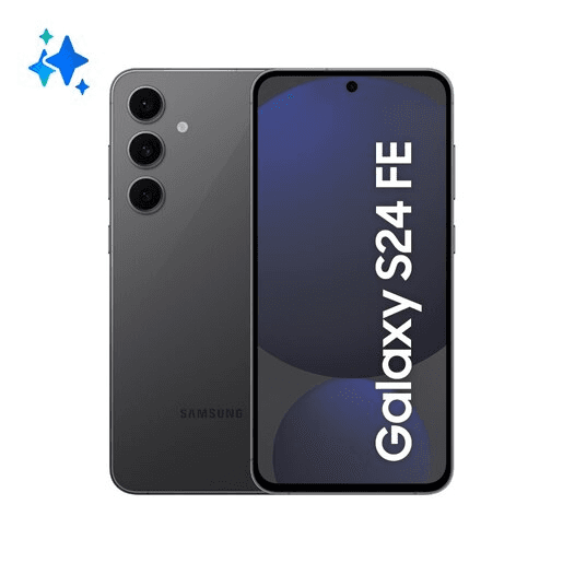 Smartphone Samsung Galaxy S24 FE 5G 256GB Grafite 8GB RAM Tela 6,7" Câm. Traseira 50MP+12MP+8MP Frontal 10MP
