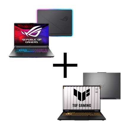 Notebook ASUS ROG Strix G16 G615JMR-S5001W + Notebook ASUS TUF Gaming F16 FX608JHR-RV019