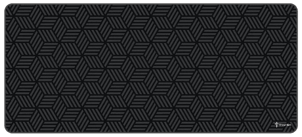 Mousepad Titorion Deskmat Hexágono, Preto, (900x400mm)