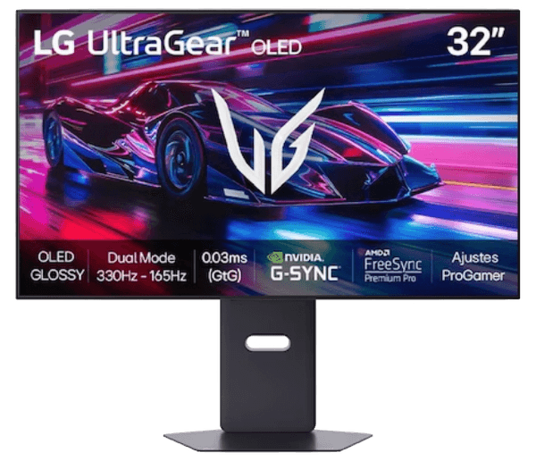 Monitor LG UltraGear 32GX850A-B 32" OLED Dual Mode 4K 165Hz / FHD 330Hz