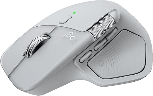 Mouse Sem Fio Logitech MX Master 4 - Cinza Claro