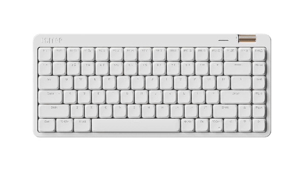 Teclado Mecânico Sem Fio Lofree Flow Lite84, Branco