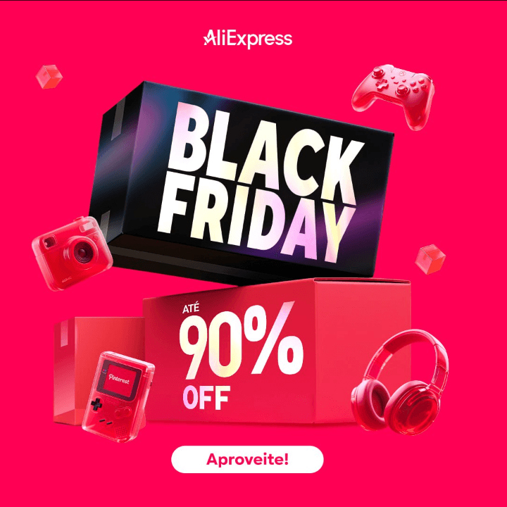 Evento Aliexpress Black Friday - Cupons de Desconto