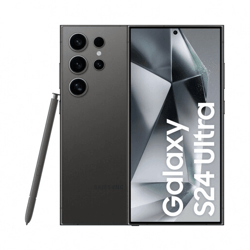 Smartphone Samsung Galaxy S24 Ultra 5G 512GB Preto 12GB RAM Tela 6,8" Câm. Traseira 200+50+10+12MP Frontal 12MP