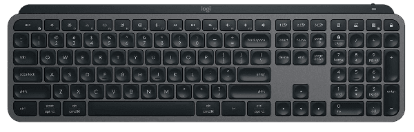 Teclado Membrana Sem Fio Logitech MX Keys S - Grafite