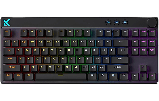 Teclado Magnético Com Fio MCHOSE Mix 87, Lightning, Preto