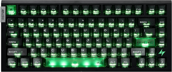 Teclado Magnético Com Fio ATK RS7 Air, Preto/Lucidblade