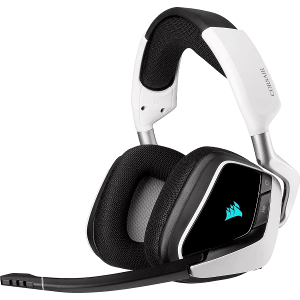 Headset Gamer Sem Fio Corsair Void Elite Wireless, RGB, Surround 7.1, Drivers 50mm, Branco