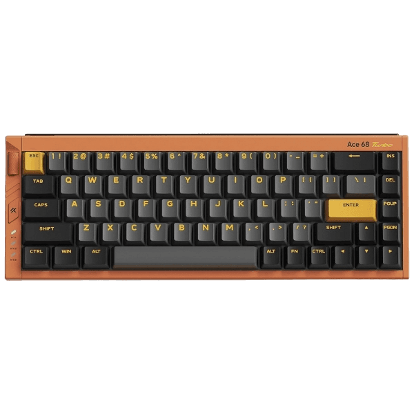 Teclado Magnético Com Fio MCHOSE Ace 68 Turbo, Galaxy Orange