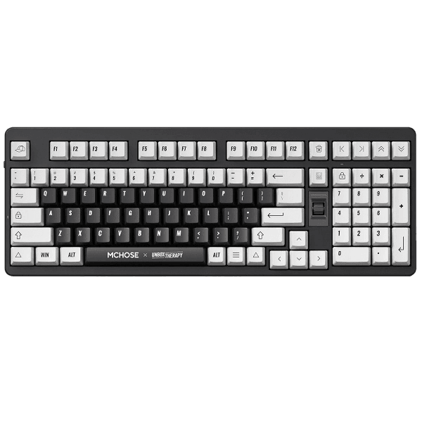 Teclado Mecânico Sem Fio MCHOSE X Unbox Therapy UT98, Classic Therapy