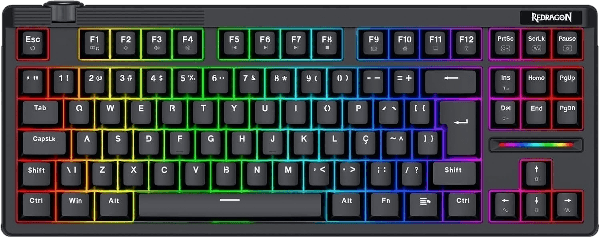 Teclado Magnético Com Fio Redragon Otiim