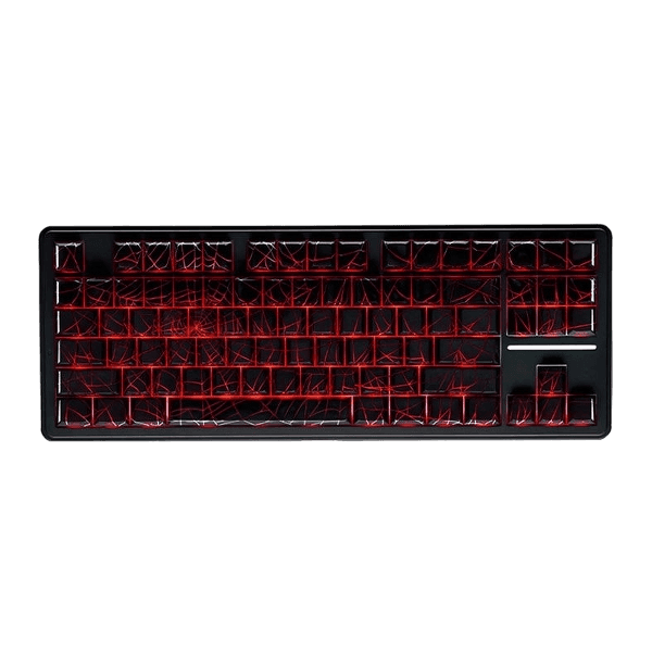 Teclado Mecânico Sem Fio ATK A87 PRO, Pollar LatteV2, Spider Web 