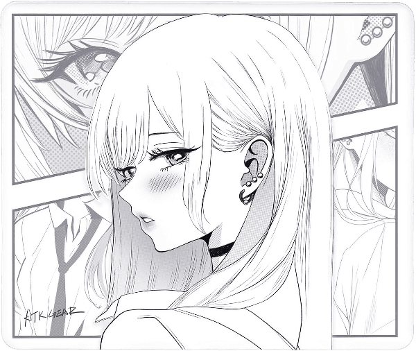 Mousepad ATK Reverie Soft, Branco 490x420x4mm