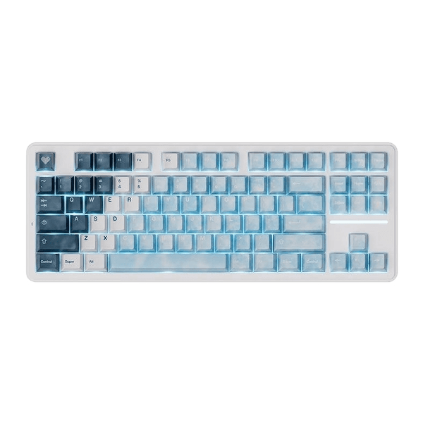 Teclado Mecânico Sem Fio ATK A87 PRO, Artic Fox, Artic Snow 