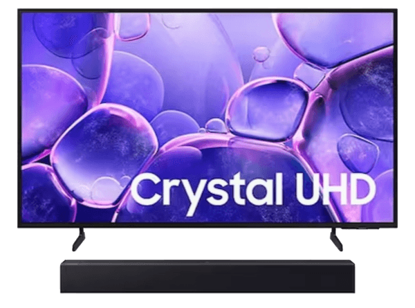 Samsung Combo Smart TV 50 Crystal UHD 4K U8100F 2025 + Soundbar HW-B400F/ZD