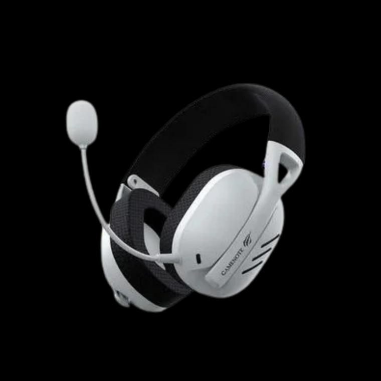 Headset Gamer Sem Fio Havit Fuxi H3, 7.1 surround, Driver 40mm, Bluetooth e USB, Preto e Branco