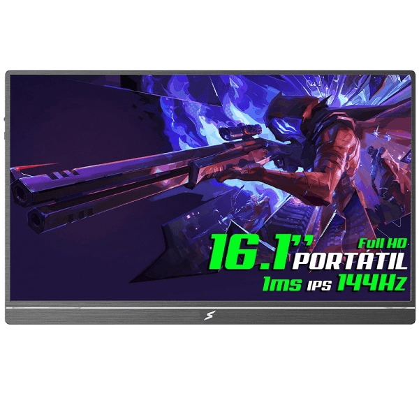 Monitor Portátil SuperFrame Preview Pro 16.1" IPS FHD 144Hz