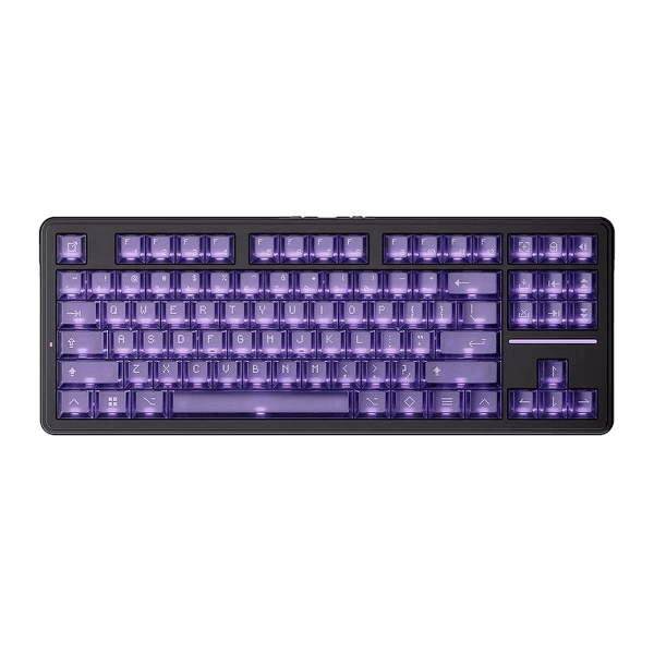 Teclado Mecânico Sem Fio ATK A87 PRO, Ice Snake, Shadow Purple