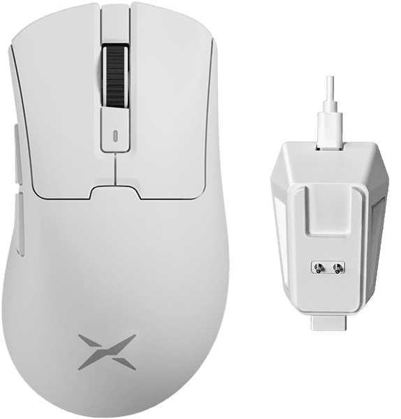 Mouse Sem Fio Delux M900 Pro, Branco