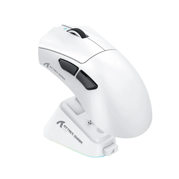 Mouse Sem Fio Attack Shark V3 Pro, Branco