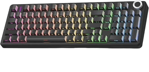 Teclado Mecânico Sem Fio AULA F99 Pro Silent
