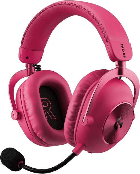 Headset Sem Fio Logitech G PRO X3 LIGHTSPEED, Magenta