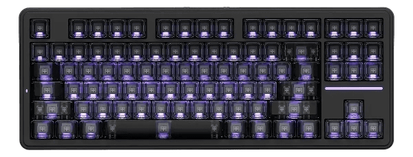 Teclado Mecânico Sem Fio ATK A87 PRO, Ice Snake, Starry Night