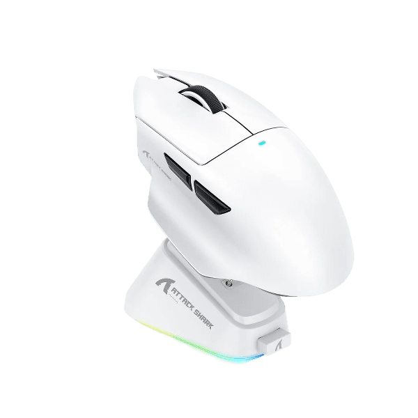 Mouse Sem Fio Attack Shark V6, Branco