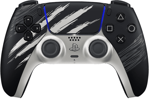 Controle Sem fio Sony DualSense PS5, Edição Limitada Adamantium Marvel's Wolverine