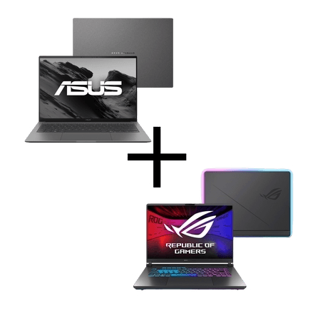 Notebook ASUS Zenbook S14 UX5406AA-SU308W + Notebook ASUS ROG Strix G16 G615JMR-S5001W