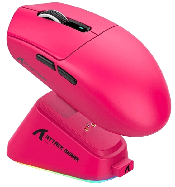 Mouse Sem Fio Attack Shark G3 Pro, Vermelho