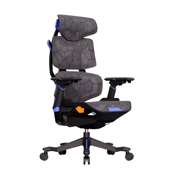 Cadeira Ergonômica Elements Vector, Preto e Roxo