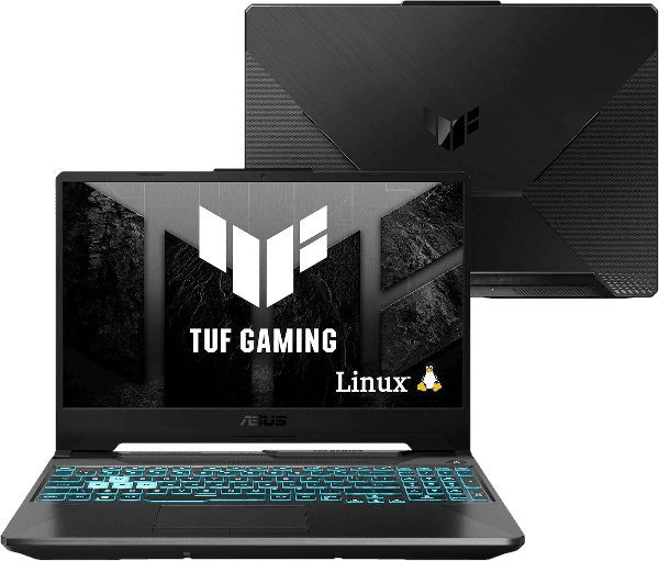 Notebook ASUS TUF Gaming A15, AMD Ryzen 7 7435HS, RTX 2050, 8GB, 512GB SSD, Linux KeepOS, 15,6" FHD, Graphite Black - HN069