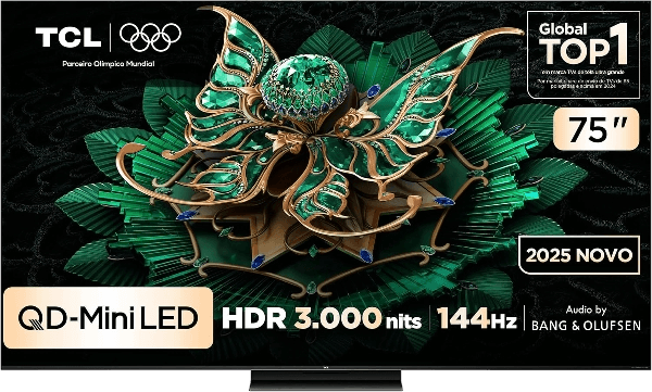 Smart TV TCL 75C7K 75" Mini LED 4K 144Hz