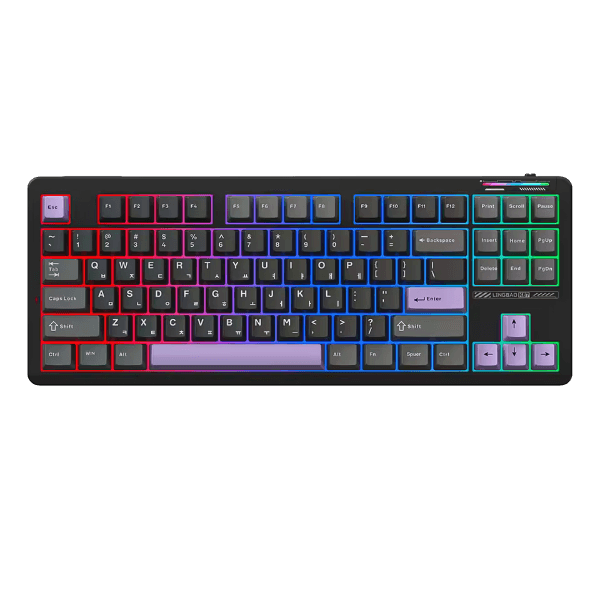 Teclado Mecânico Sem Fio AULA x LINGBAO K87