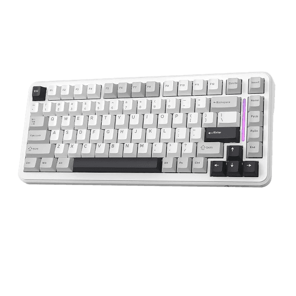 Teclado Magnético Com Fio Attack Shark X82 HE, Branco