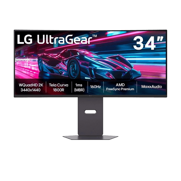 Monitor Curvo LG UltraGear 34G600A-B 34" VA QHD 160Hz