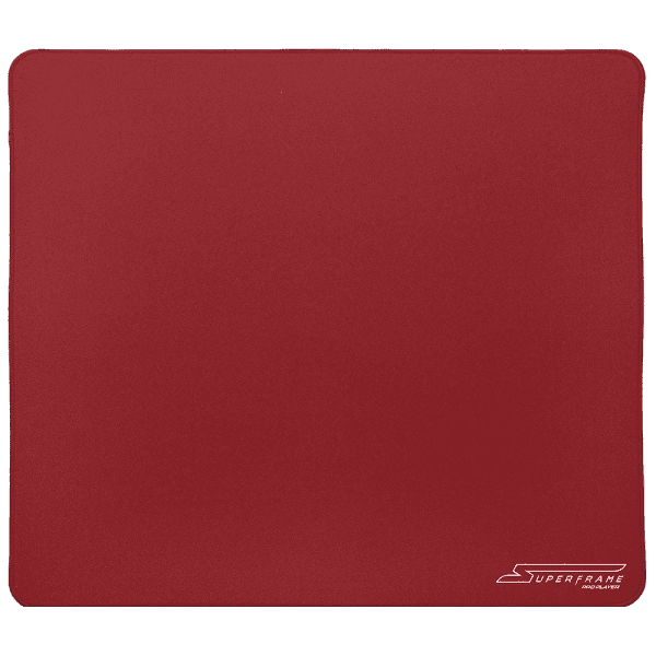 Mousepad SuperFrame Pro Player, XL, Control, 490x420x4mm, Vermelho, SF-MP-PPCLR